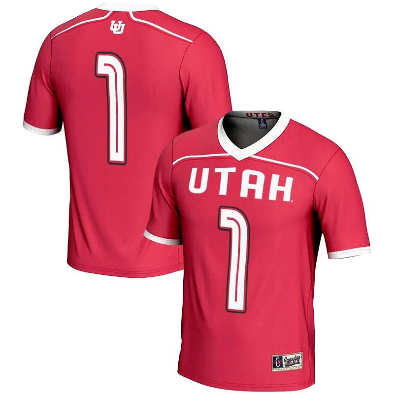 GameDay Greats Utah Utes 1 Lightweight Lacrosse Jersey