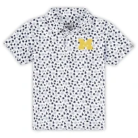 Garb Michigan Wolverines Earnest Allover Print Polo