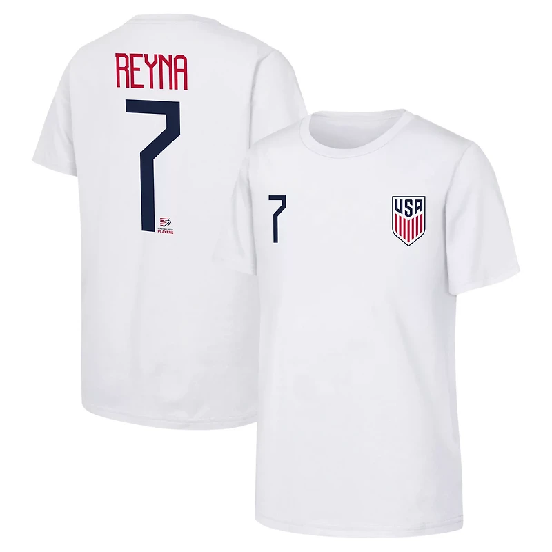 Giovanni Reyna USMNT Name  Number T-Shirt