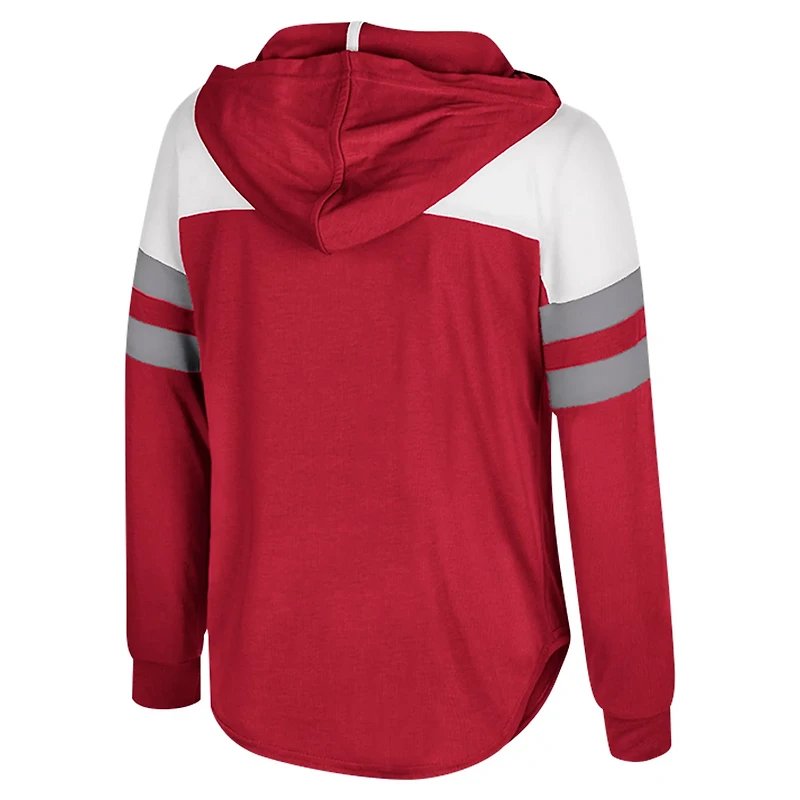 Girls Youth Colosseum Alabama Tide Reflection Hoodie Long Sleeve T-Shirt
