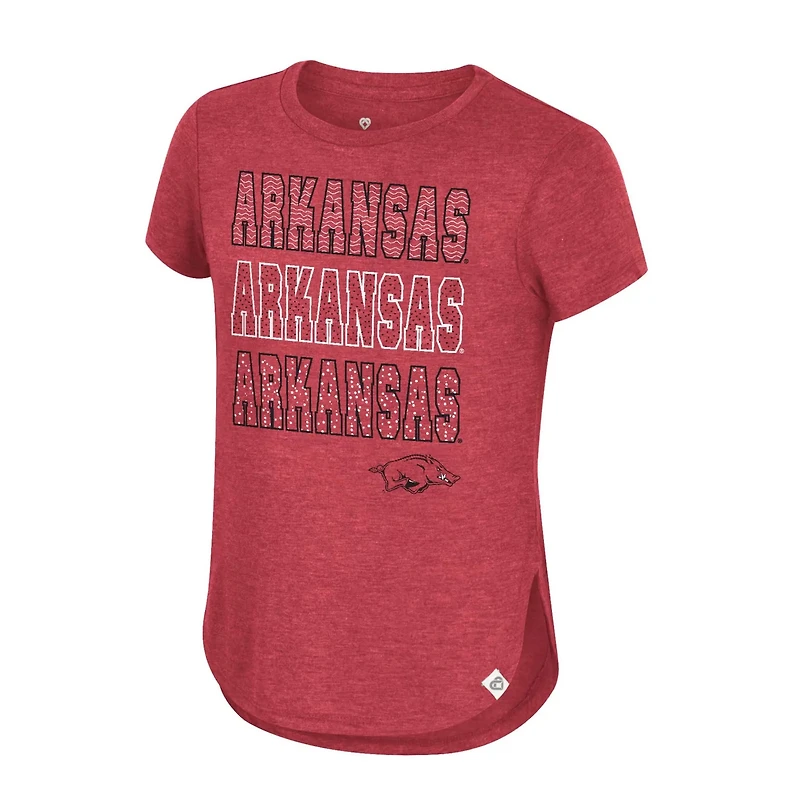 Girls Youth Colosseum Arkansas Razorbacks Hathaway T-Shirt