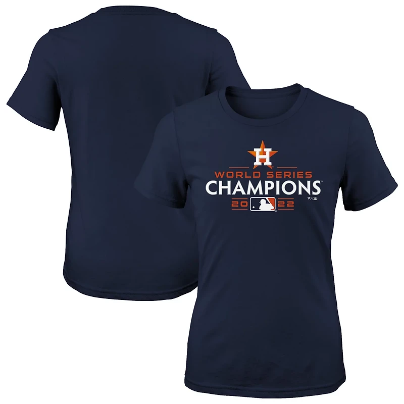 Girls Youth Fanatics Houston Astros 2022 World Series Champions Logo T-Shirt
