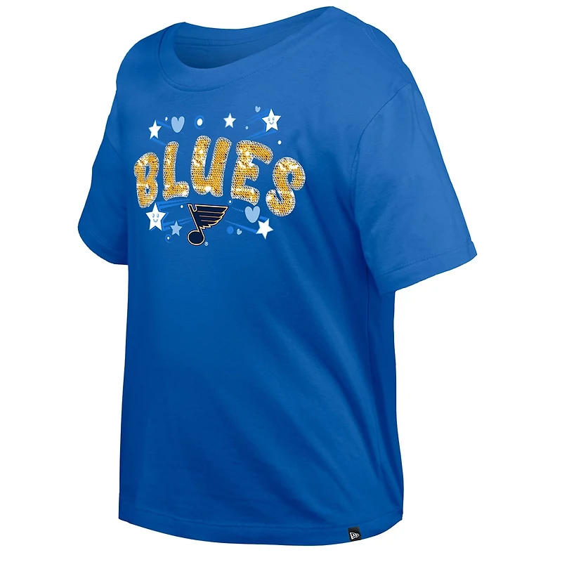 Girl's Youth New Era St Louis s Flip Sequin T-Shirt