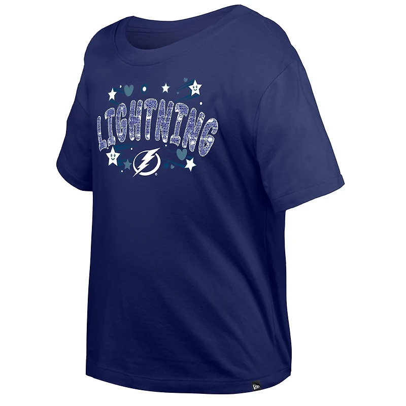 Girl's Youth New Era Tampa Bay Lightning Flip Sequin T-Shirt