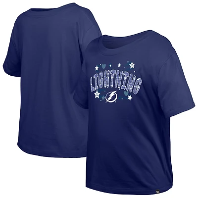 Girl's Youth New Era Tampa Bay Lightning Flip Sequin T-Shirt