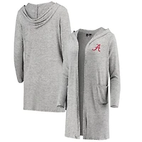 Heathered Gray Alabama Crimson Tide Cuddle Soft Duster Cardigan