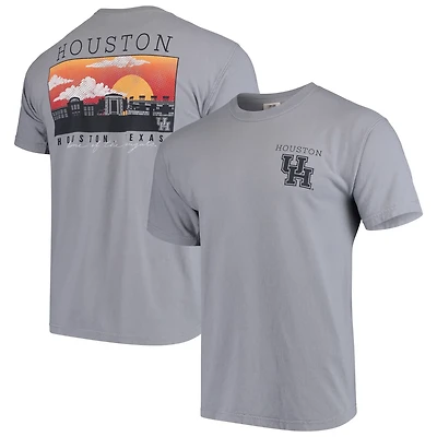 Houston Cougars Comfort Colors Campus Scenery T-Shirt -