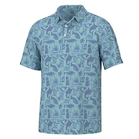 Huk Men's Pursuit Tiki Beach Polo