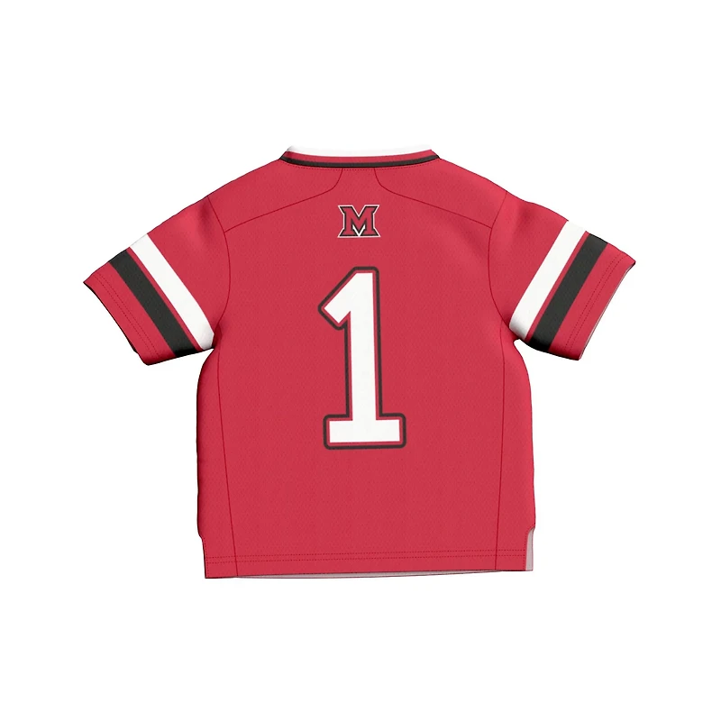 Infant GameDay Greats 1 Miami University Hawks Lightweight Collegiate Football Fashion Jersey