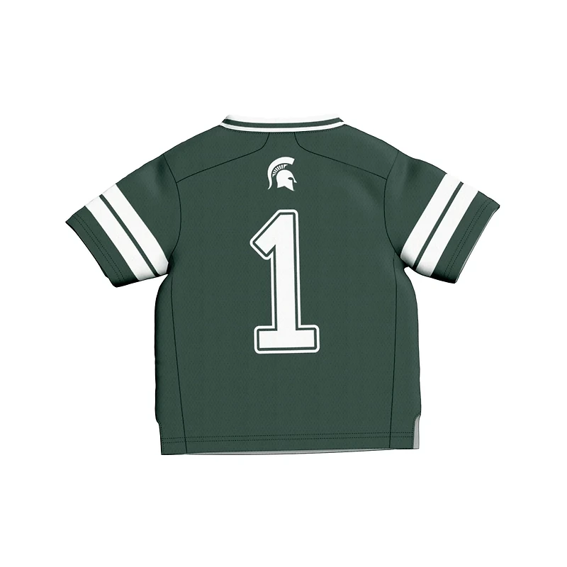 Infant GameDay Greats 1 Michigan State Spartans Lightweight Collegiate Football Fashion Jersey