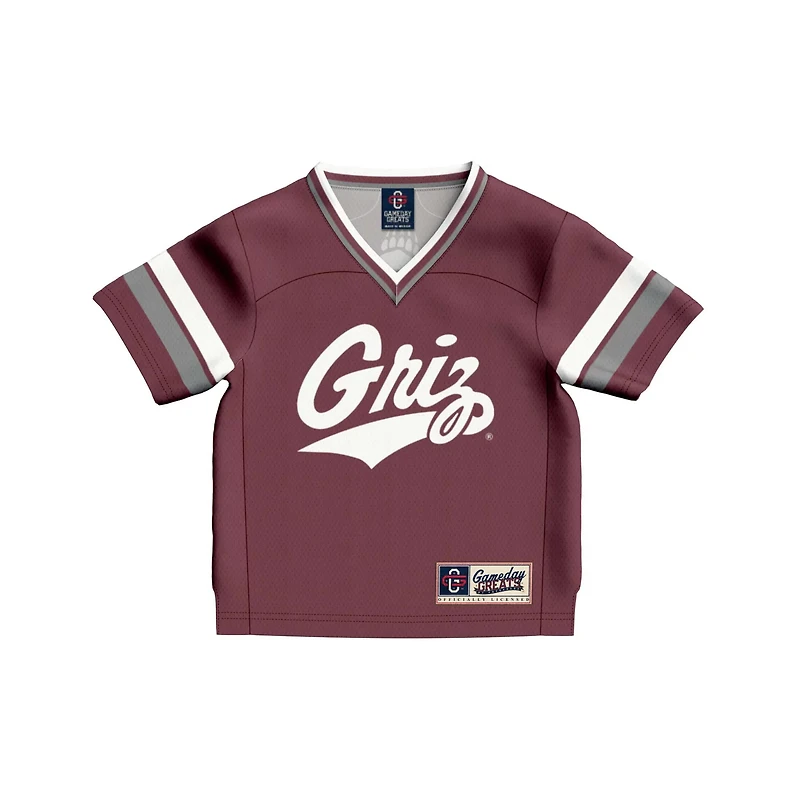 Infant GameDay Greats 1 Montana Grizzlies Lightweight Collegiate Football Fashion Jersey