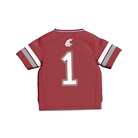 Infant GameDay Greats 1 Washington State Cougars Lightweight Collegiate Football Fashion Jersey