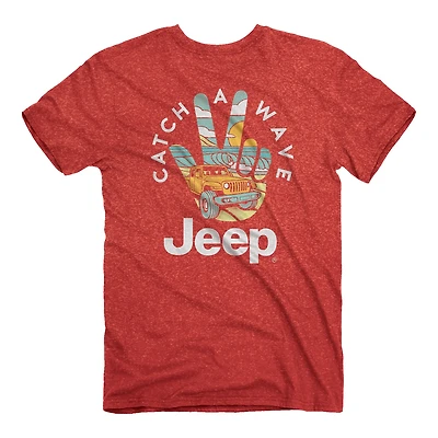 Jeep Catch A Wave Short Sleeve  T-shirt