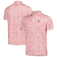 johnnie-O White Detroit Wings Slapshot Polo