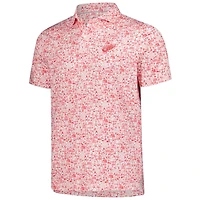 johnnie-O White Detroit Wings Slapshot Polo