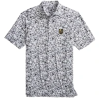 johnnie-O White Vegas Golden Knights Slapshot Polo