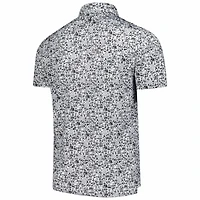 johnnie-O White Vegas Golden Knights Slapshot Polo