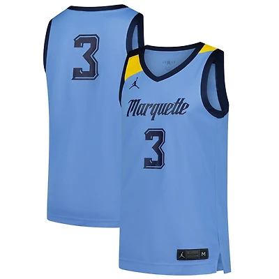 Jordan Brand 3 Marquette Golden Eagles Replica Basketball Jersey