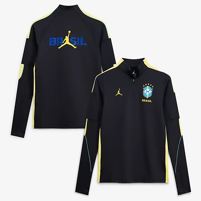 Jordan Brand Brazil National Team 2026 Strike Dri-FIT Long Sleeve Quarter-Zip Drill Top