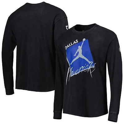 Jordan Brand Dallas Mavericks Courtside Max 90 Vintage Wash Statement Edition Long Sleeve T-Shirt
