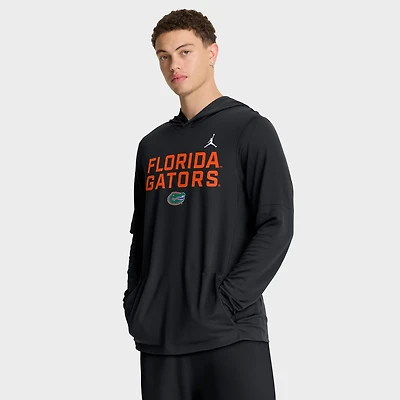 Jordan Brand Florida Gators 2025 Sideline Dri-FIT Long Sleeve Hoodie T-Shirt