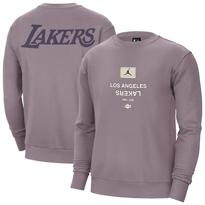 Jordan Brand Los Angeles Lakers Courtside Statement Edition Heavyweight Pullover Sweatshirt