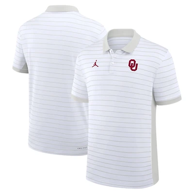 Jordan Brand Oklahoma Sooners 2025 Early Season Coaches Sideline Victory Stripe Performance Polo