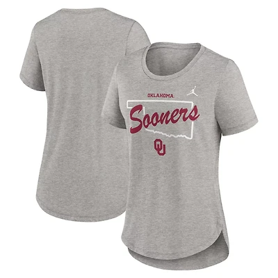 Jordan Brand Oklahoma Sooners Local Campus Location Mantra Tri-Blend T-Shirt