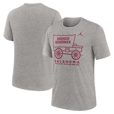 Jordan Brand Oklahoma Sooners Local Campus Time Honored Tradition Tri-Blend T-Shirt