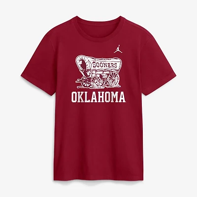 Jordan Brand Oklahoma Sooners Primetime Logo Mantra T-Shirt