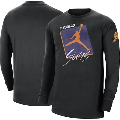 Jordan Brand Phoenix Suns Courtside Max 90 Vintage Wash Statement Edition Long Sleeve T-Shirt