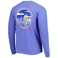 Kansas Jayhawks Circle Campus Scene Long Sleeve T-Shirt