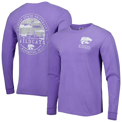 Kansas State Wildcats Circle Campus Scene Long Sleeve T-Shirt