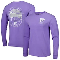 Kansas State Wildcats Circle Campus Scene Long Sleeve T-Shirt