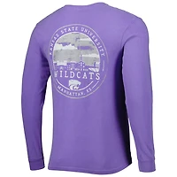 Kansas State Wildcats Circle Campus Scene Long Sleeve T-Shirt