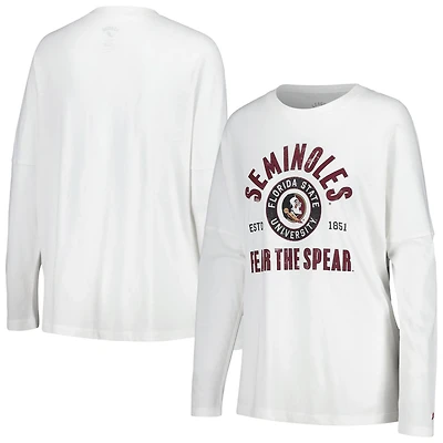 League Collegiate Wear Florida State Seminoles Clothesline Oversized Long Sleeve T-Shirt