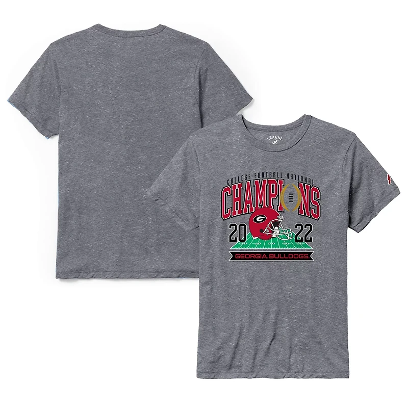 League Collegiate Wear Georgia Bulldogs College Football Playoff 2022 National Champions Tri-Blend T-Shirt