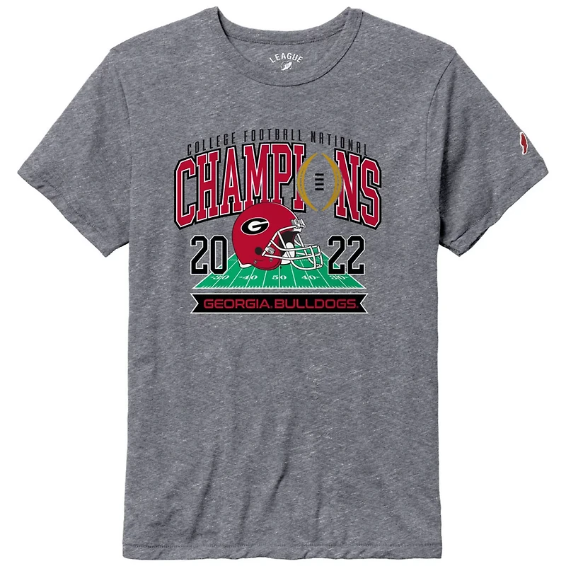 League Collegiate Wear Georgia Bulldogs College Football Playoff 2022 National Champions Tri-Blend T-Shirt
