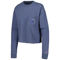 League Collegiate Wear Kentucky Wildcats Clothesline Midi Long Sleeve Cropped T-Shirt