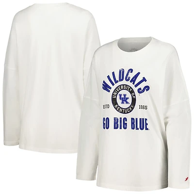League Collegiate Wear Kentucky Wildcats Clothesline Oversized Long Sleeve T-Shirt