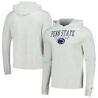 League Collegiate Wear Penn State Nittany Lions Team Stack Tumble Long Sleeve Hooded T-Shirt