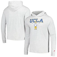 League Collegiate Wear UCLA Bruins Team Stack Tumble Long Sleeve Hooded T-Shirt