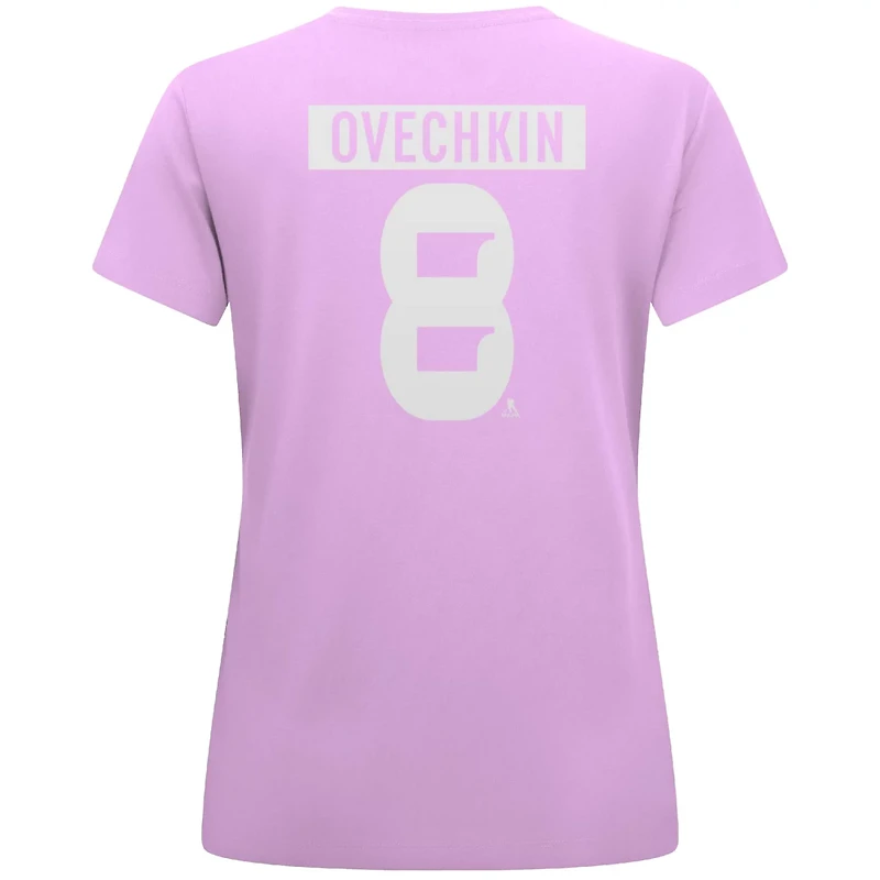 Levelwear Alexander Ovechkin Washington Capitals Hockey Fights Cancer Anthem Name Number T-Shirt