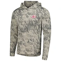 Levelwear Cincinnati Reds Insignia Lightweight Long Sleeve Hooded T-Shirt