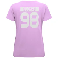 Levelwear Connor Bedard Chicago Blackhawks Hockey Fights Cancer Anthem Name  Number T-Shirt