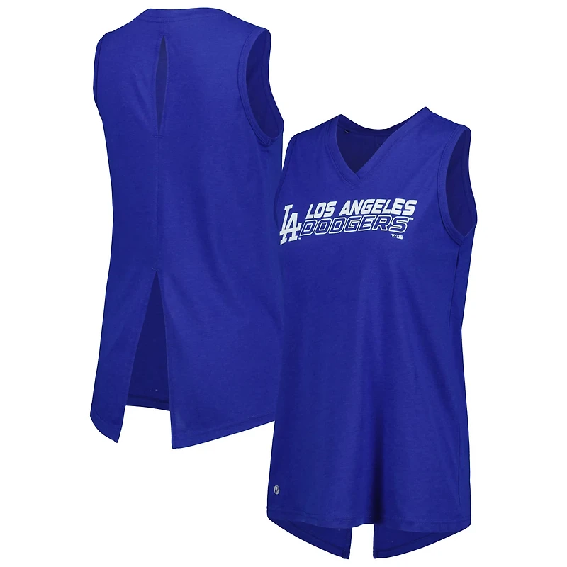 Levelwear Los Angeles Dodgers Paisley Chase V-Neck Tank Top