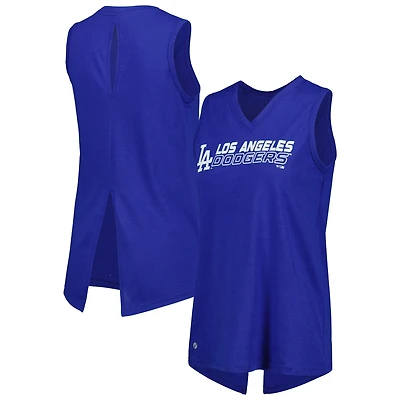 Levelwear Los Angeles Dodgers Paisley Chase V-Neck Tank Top