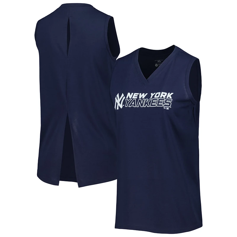 Levelwear New York Yankees Paisley Chase V-Neck Tank Top