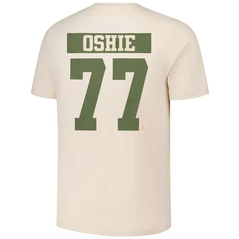 Levelwear TJ Oshie Washington Capitals 2024 NHL Military Appreciation Richmond Delta Player Name  Number T-Shirt