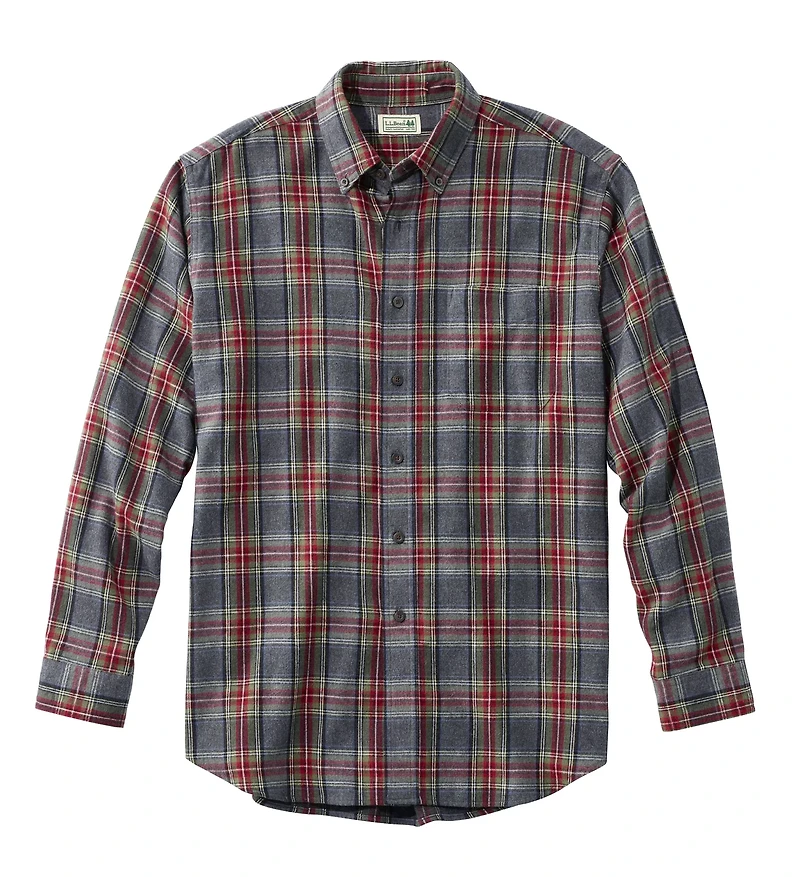L.L. Bean Men's Scotch Plaid Traditional Fit Flannel Shirt